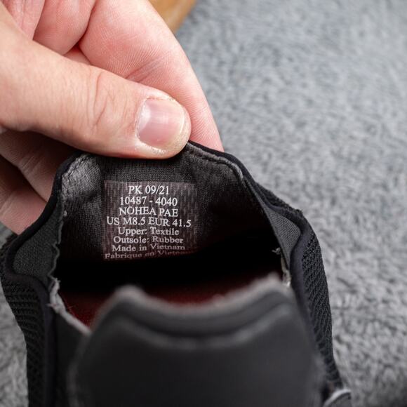 Olukai Nohea Pae Men’s Slip-On Sneakers Loafers Black Mesh Drop Heel Size 8.5 US - Picture 5 of 7